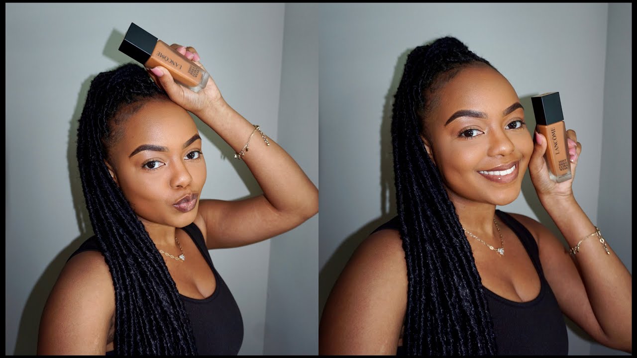 lanc&ocirc;me teint idole ultra wear foundation review + wear test