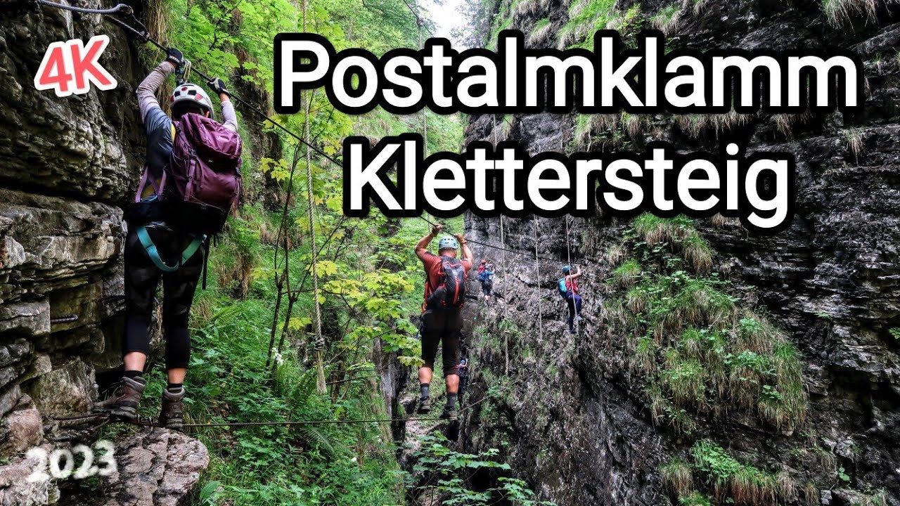 Postalmklamm klettersteig - 4K