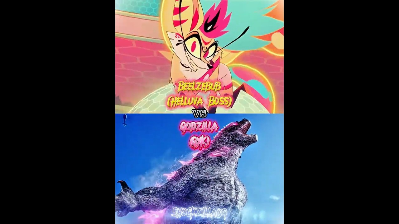 Godzilla (GXK) vs Beelzebub (Helluva Boss) |#godzillaxkongthenewempire #helluvaboss