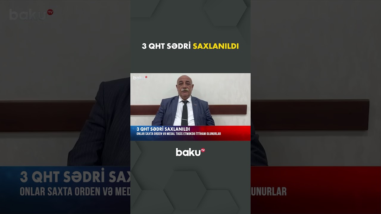 Onlar saxta orden və medal təsis etməkdə ittiham olunurlar