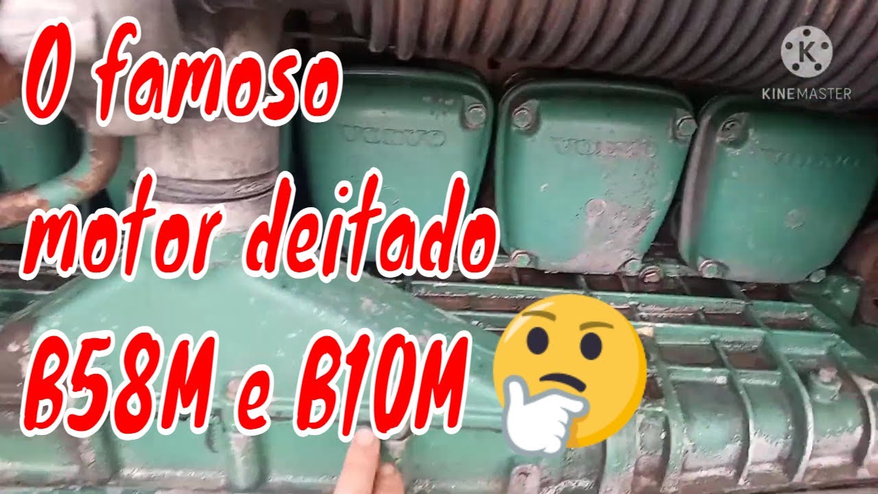 VOLVO B10M, motor deitado