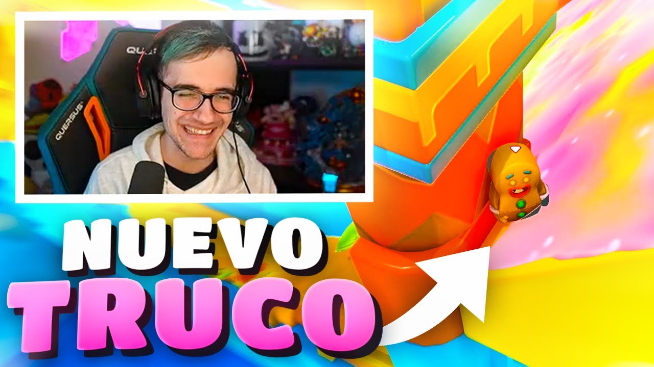 DESCUBRO UN TRUCO NUEVO EN FALL GUYS *NO SIRVE PARA NADA*