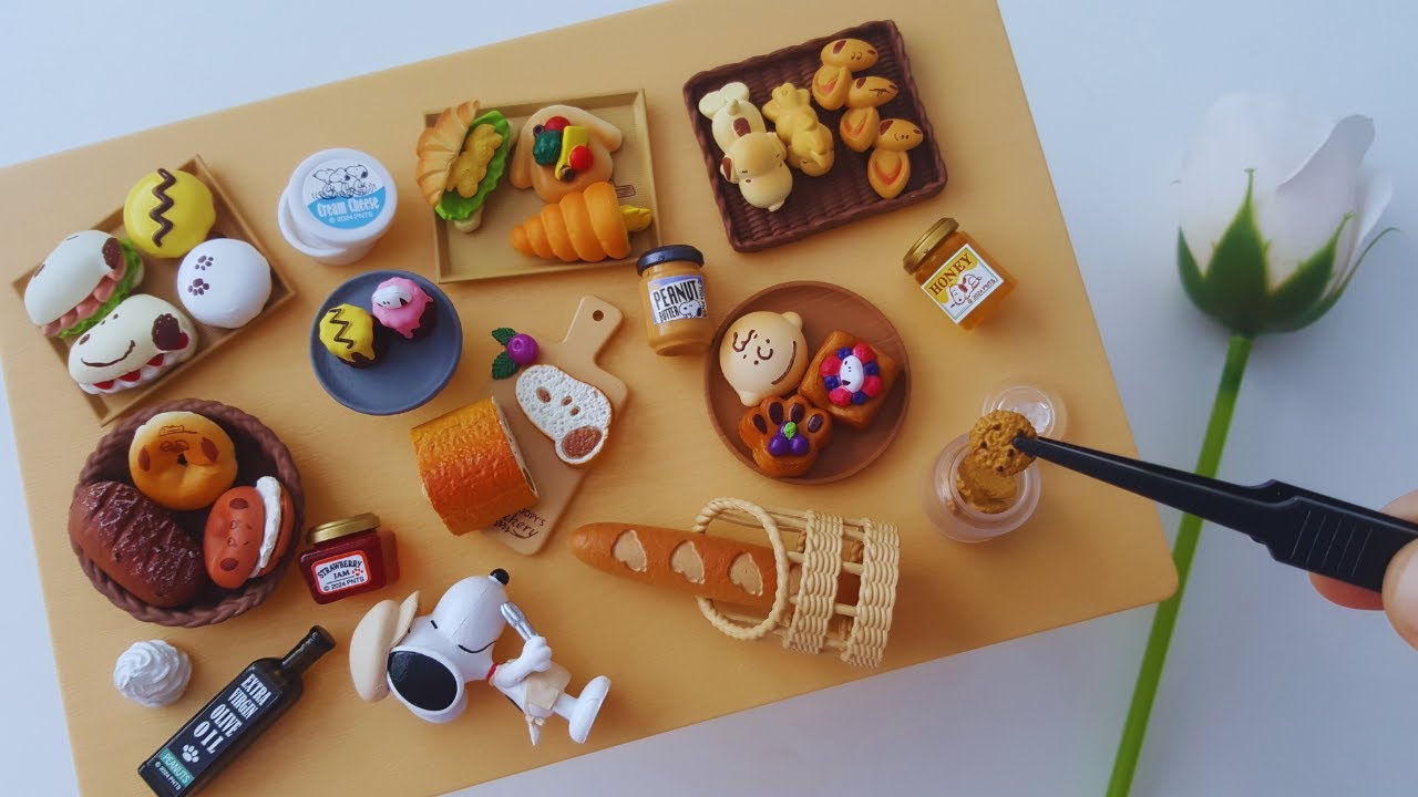 Unboxing Re-Ment Full Set Snoopy’s Mini Bakery: Delightful Treats Revealed!