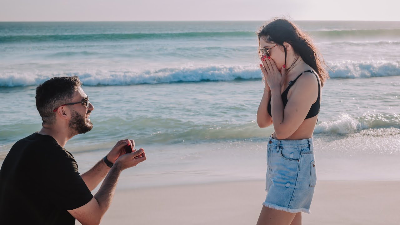 Pedido de Casamiento Sorpresa en Brasil Pedida de Mano en Arraial do Cabo Rio de Janeiro Proposición