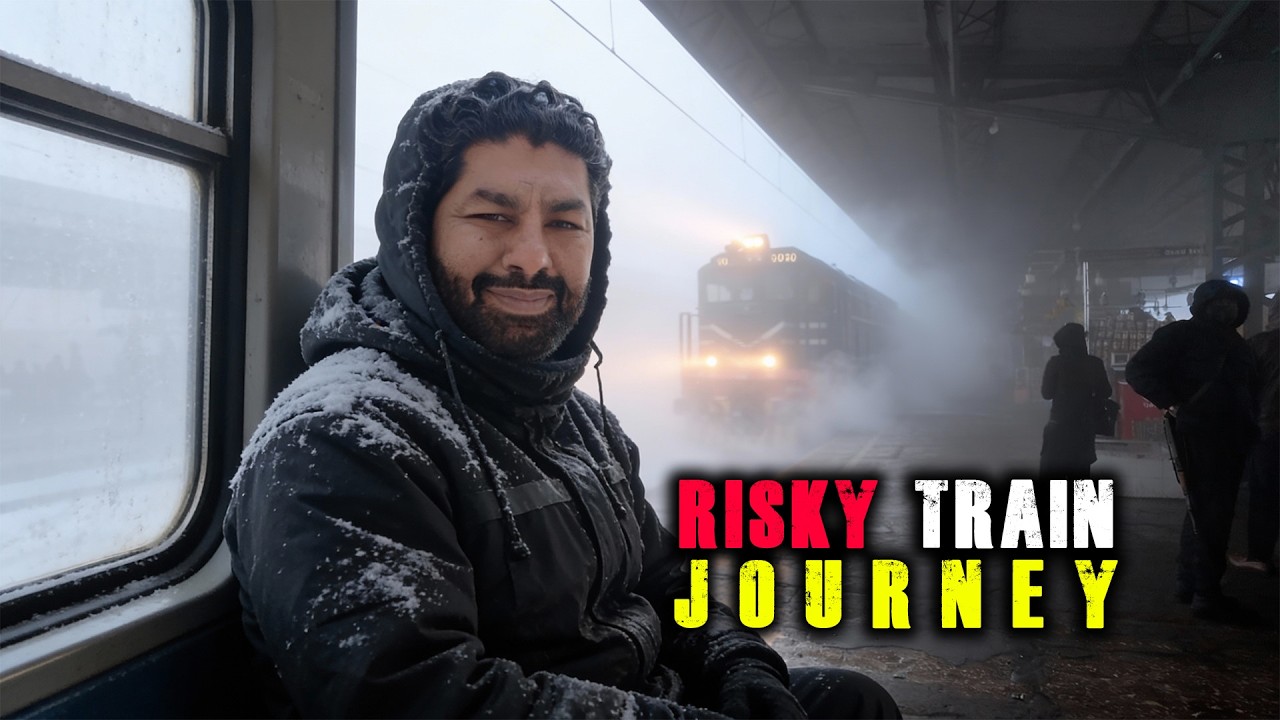 ہم پھنس گئے تھے! خطرناک موسم میں ٹرین کا مشکل ترین سفر | Foggy Train Journey |