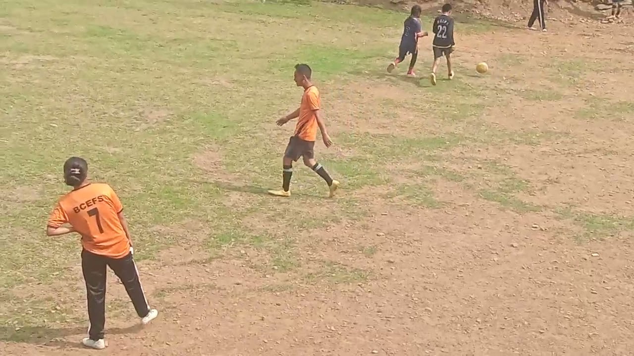 || Enjoying football with students||•