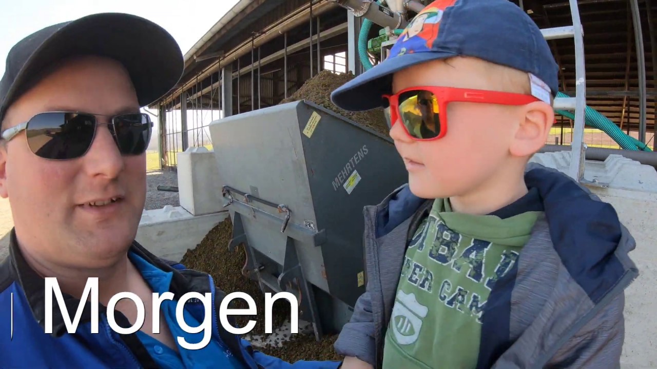 Farm diaries, Boxenstreuen mit Keydollar Gülleseparator, Mertens Einstreuschaufel und Kramer Radlade