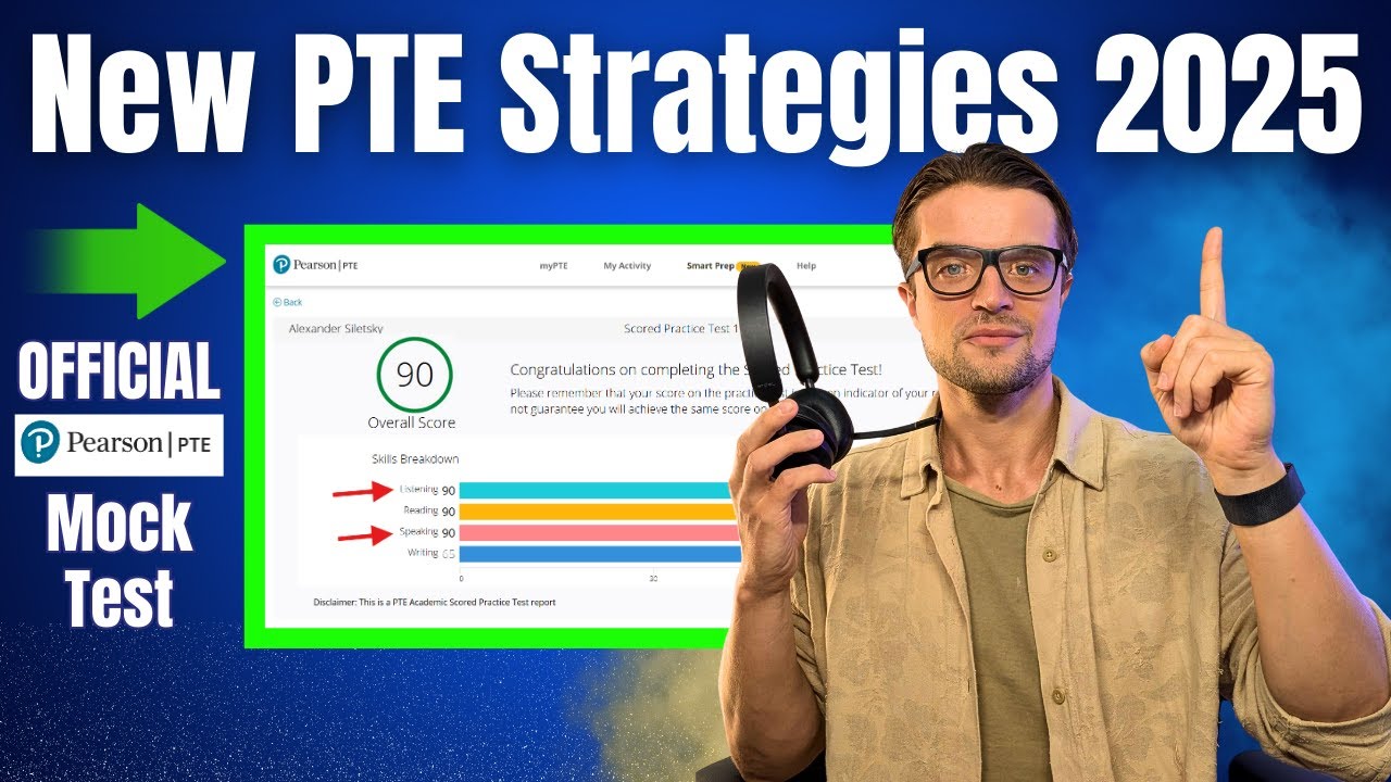 How I Got 90 in PTE Speaking & Listening (with NEW PTE 2025 Changes) - Full PTE Mock Test