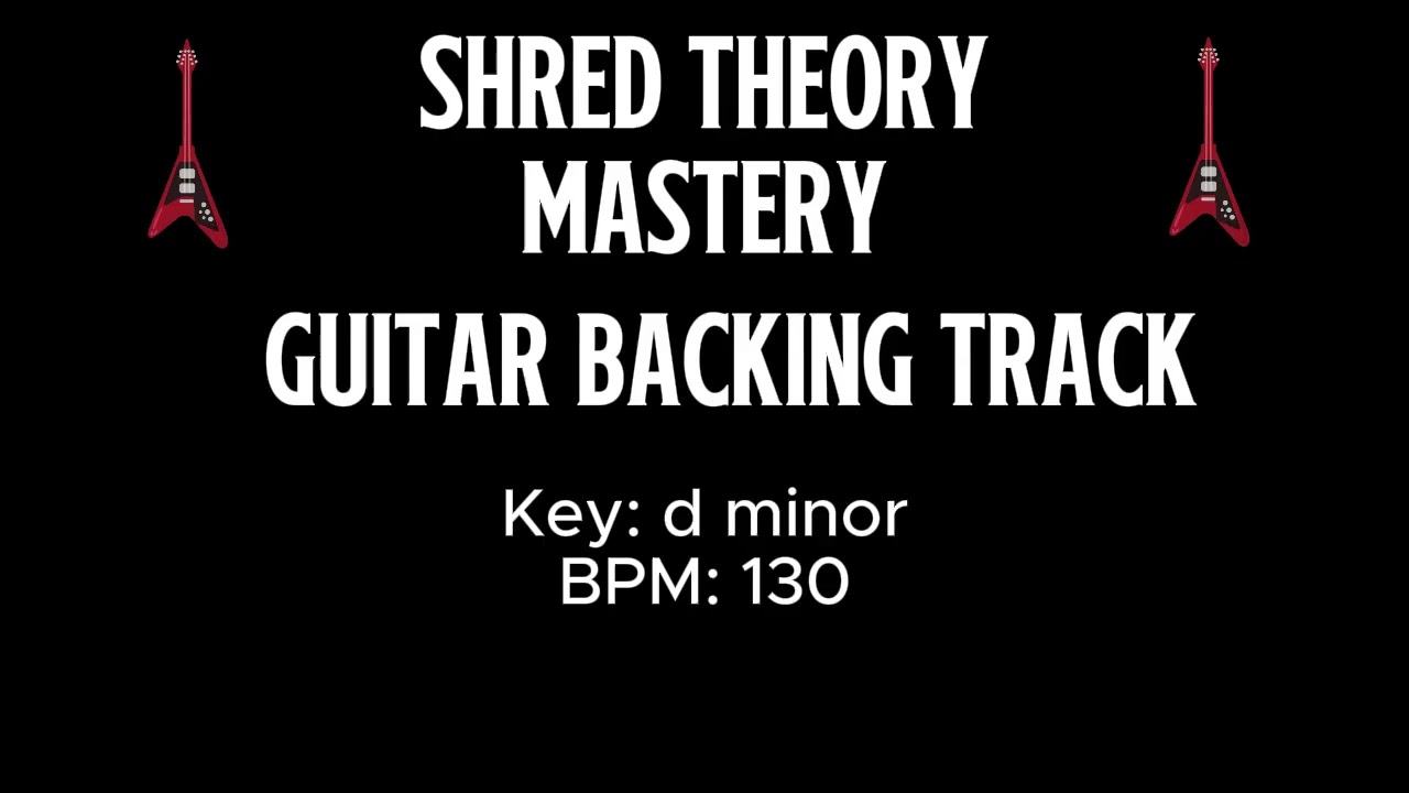 Guitar Backing Track In D Minor  130 BPM