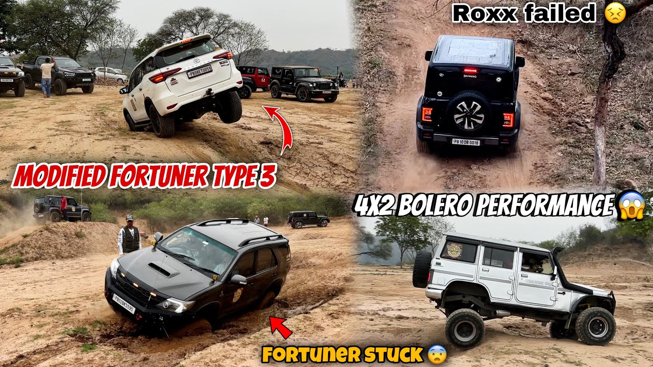 Crazy Off-road with 25+ cars in deep forest | Fortuner, Bolero, Roxx, Jimny, Thar, Hilux