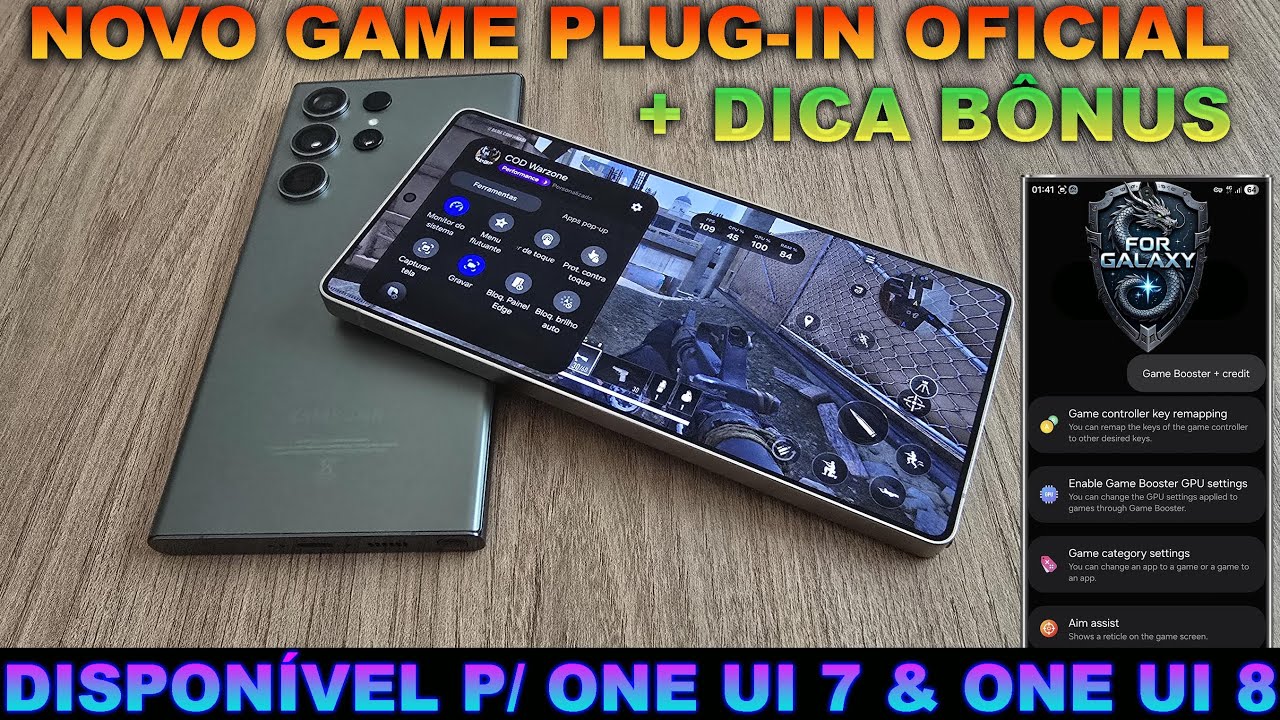 🛑COMO ATIVAR O NOVO GAME PLUG-IN📊🎮(Exclusivo P/ Samsung) #oneui7 #oneui8 #galaxy #s25ultra #gamehub