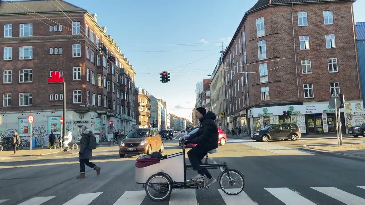 Denmark 🇩🇰, Copenhagen Center station, Københavns Hovedbanegård, Hall Square, Frederiksberg, 4K