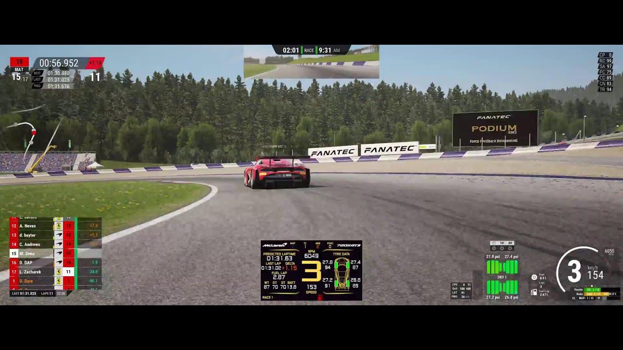 ACC LFM Season 21: Sprint  - GT3  Sprint Series Spielberg Week - weplaygames.net