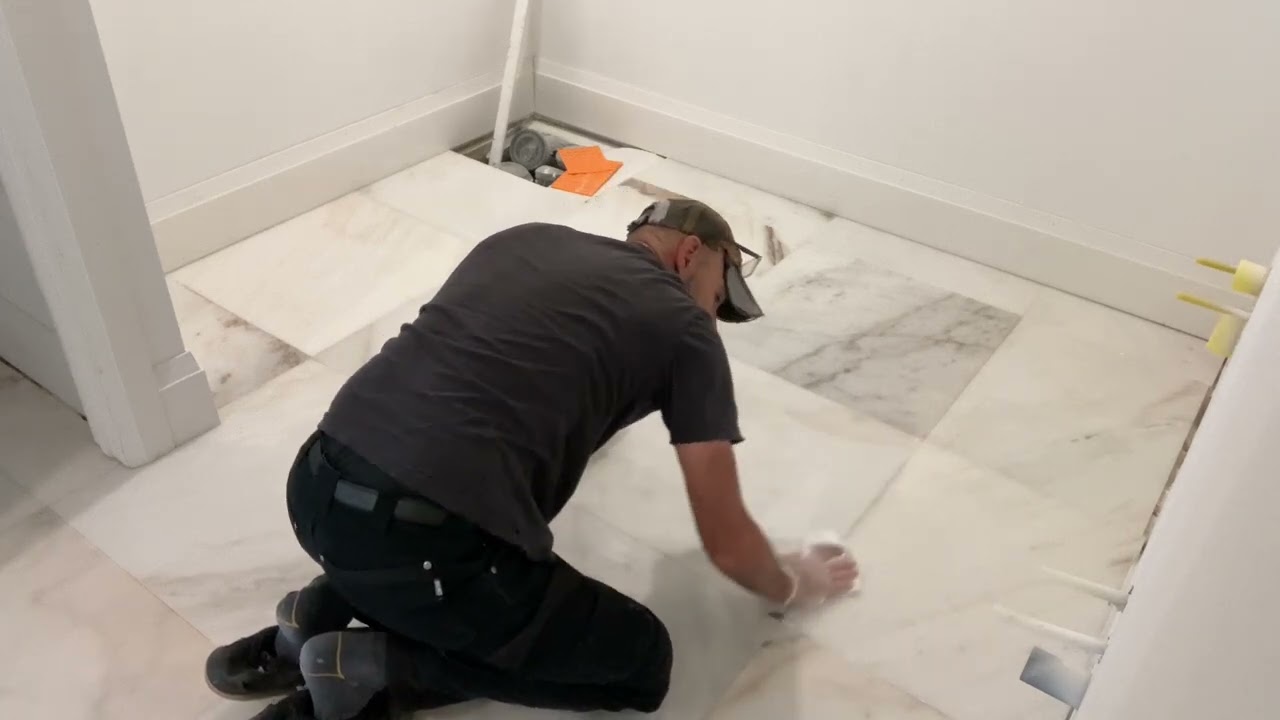 High Gloss Sealer On Honed Marble