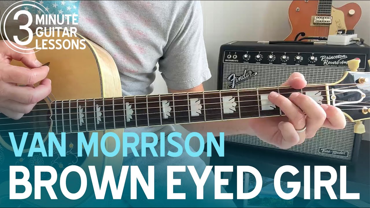 Learn Brown Eyed Girl in 3 Minutes! Beginner Guitar Lesson (Van Morrison)