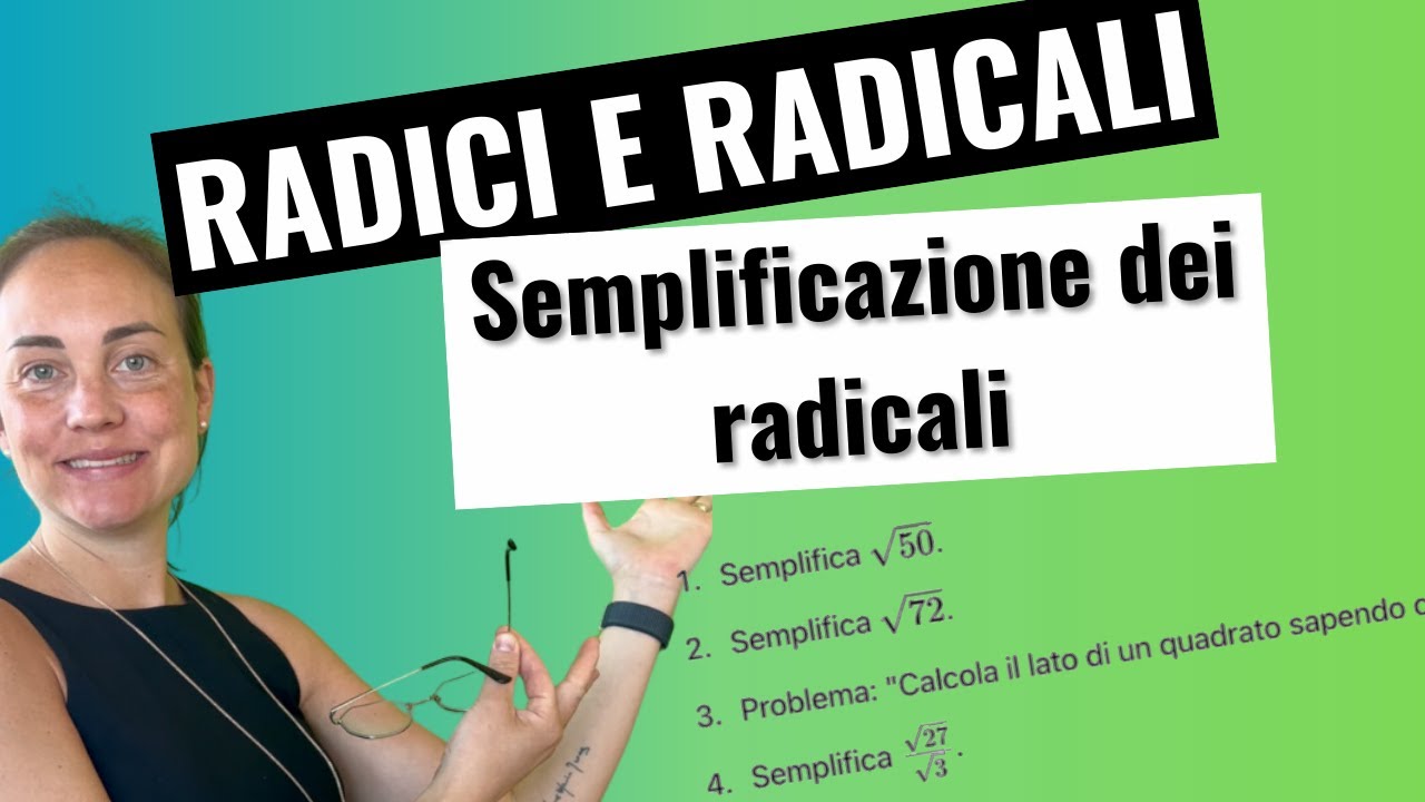 RADICI E RADICALI: come semplificarli velocemente esercizi veloci #matematica #radicali