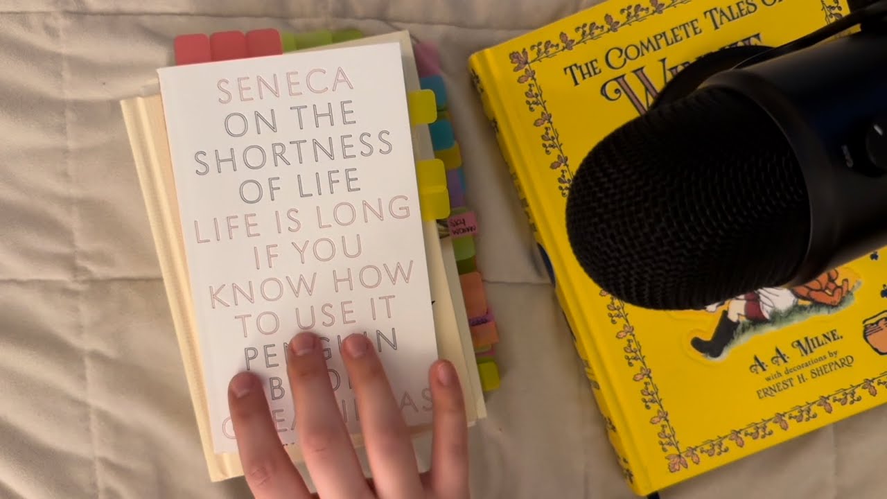 Slow book tapping and scratching asmr (lofi, no talking)