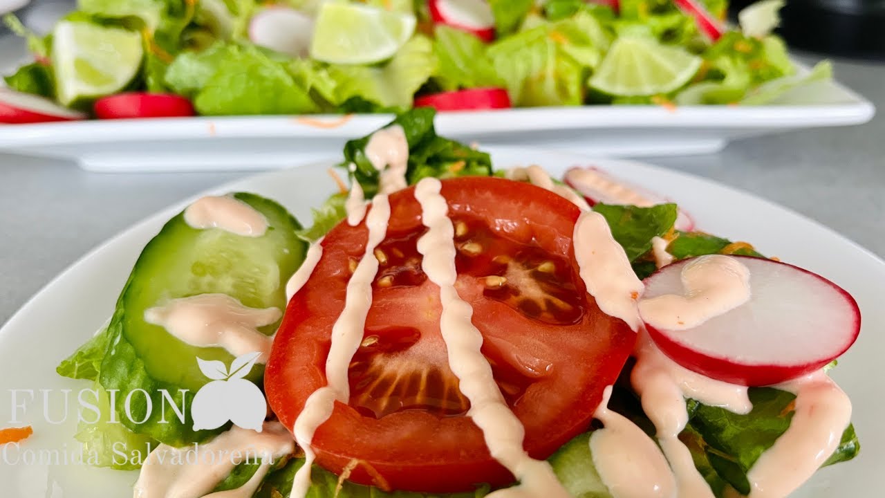 Como hacer SALSA ROSA salvadore&ntilde;a para ceviche de atun c&oacute;ctel de camaron