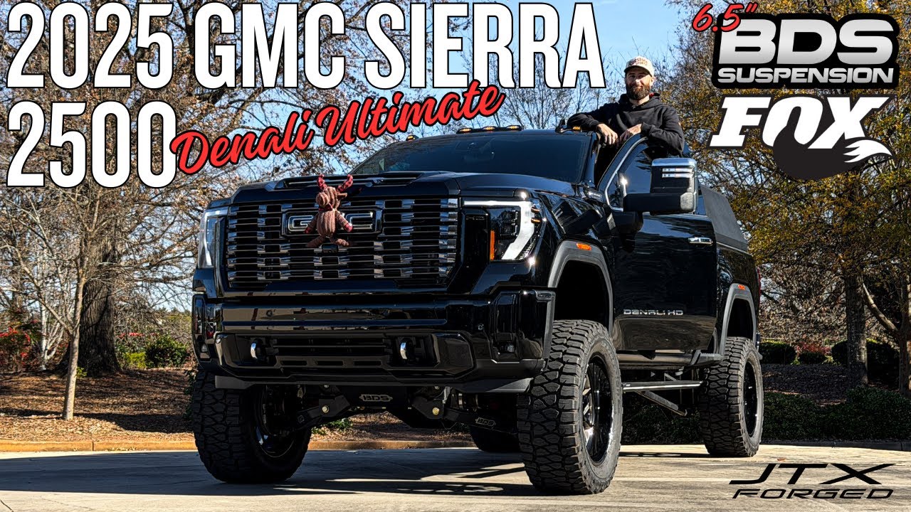 ЭЛИТНАЯ КОМПЛЕКТАЦИЯ: GMC Sierra 2500 Denali Ultimate 2025 года | Комплект регулируемых амортизат...