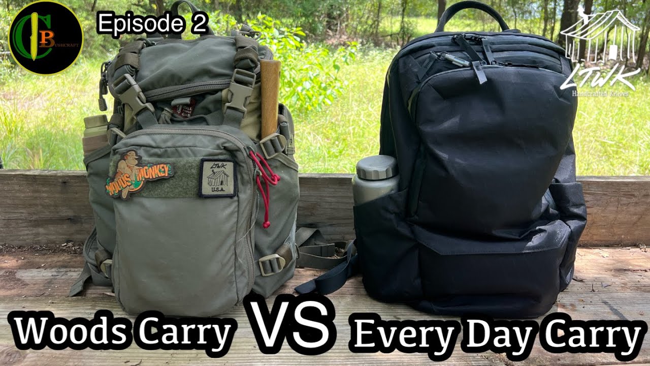 What I Carry in My Woods Pack VS MY Everyday Carry Pack!