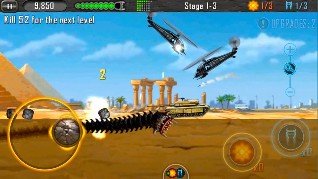 Death Worm Gameplay #3 - iOS/ANDROID