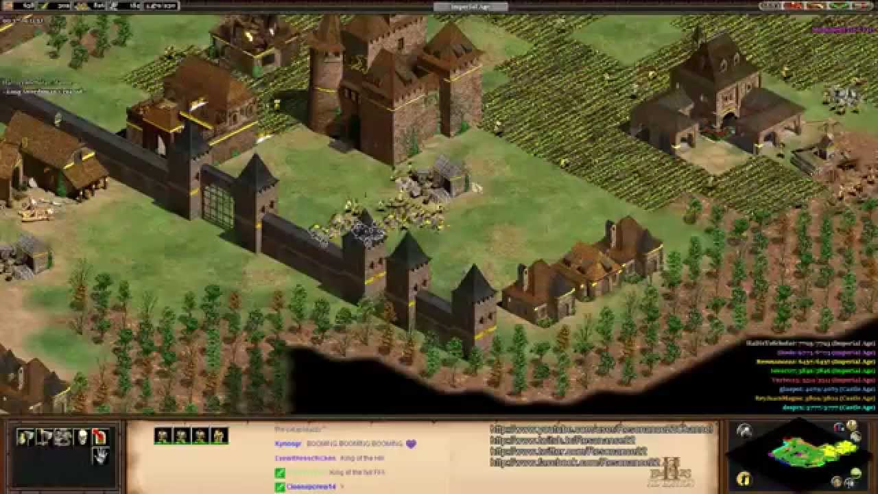 Aoe2 HD: FFA King of the Hill (Slavs) (Part 1/2)