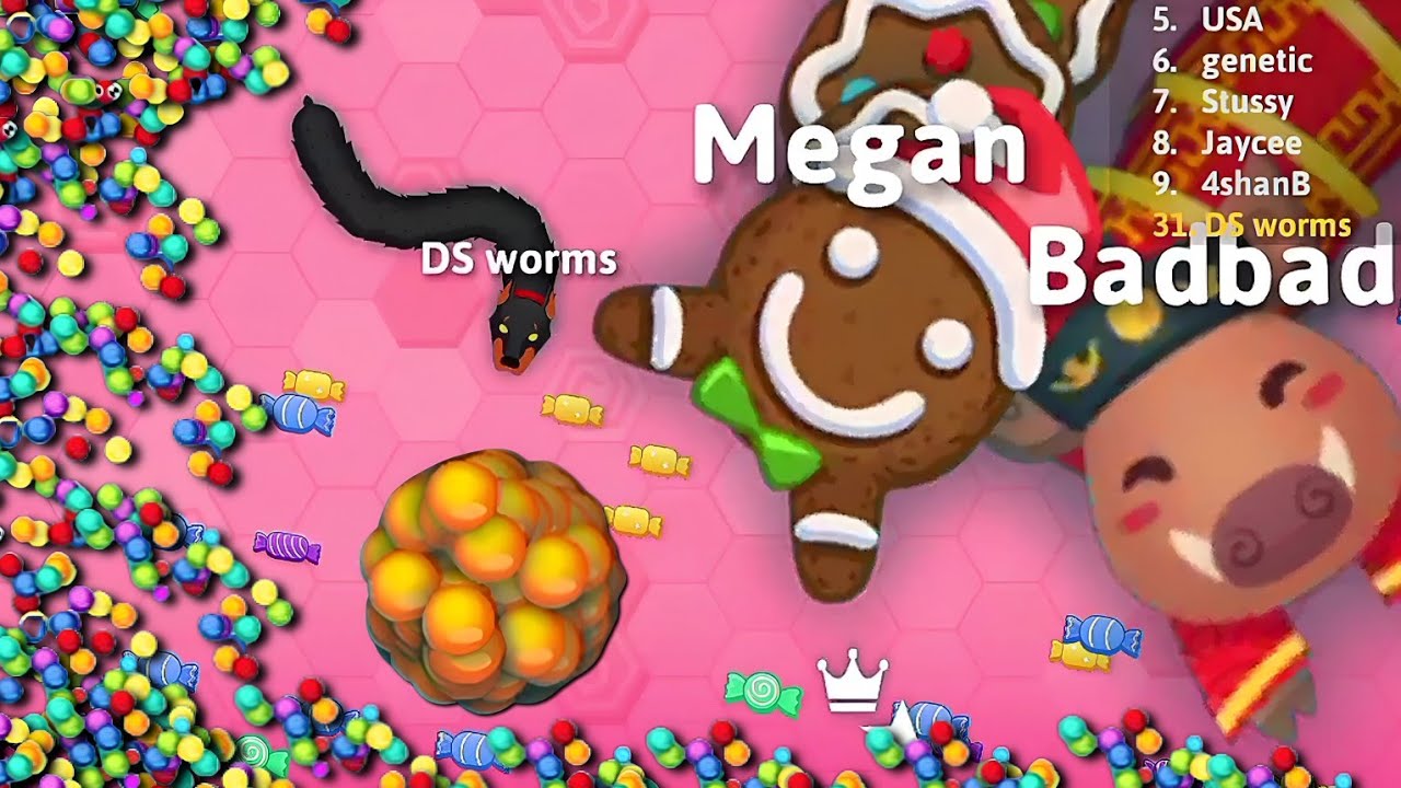 Sweet Snakes 👍🐍 😱Epic Snake io gameplay🐍  New look Watch Dog snake 🐍DS worms biggest snake killing