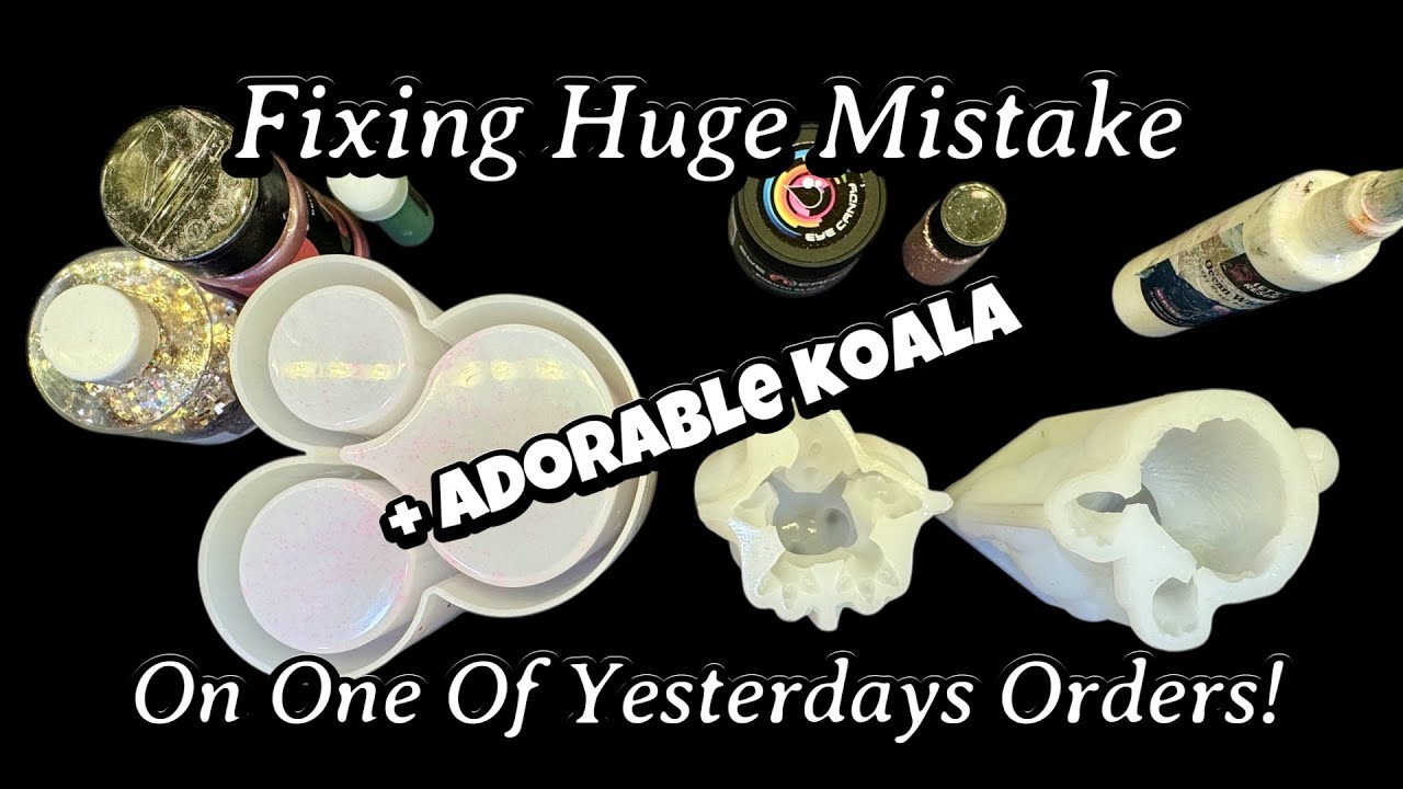 #860 Fixing A Huge Mistake On Yesterday's Order! Plus A New Koala Mold and Second Baby Dragon