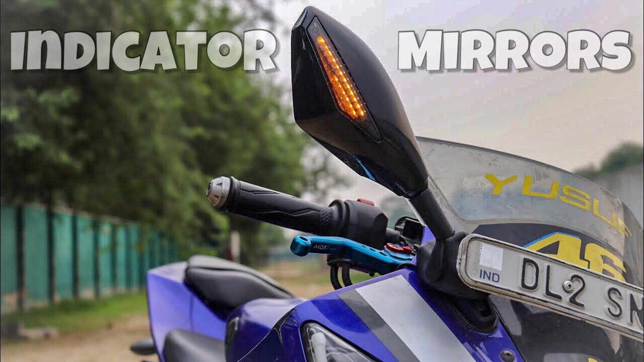 Indicator Mirrors For Yamaha R15  || Installation || Review || Techno khan