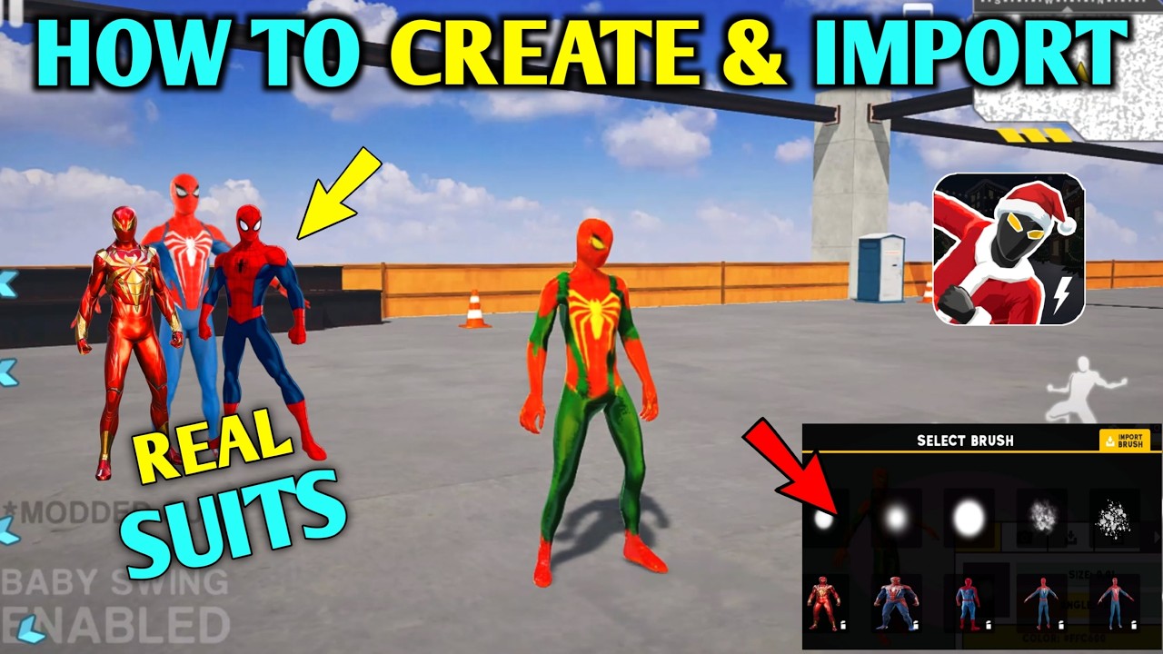 Ho To Create And Import Real Spider-Man Suit In Spider Fuser!