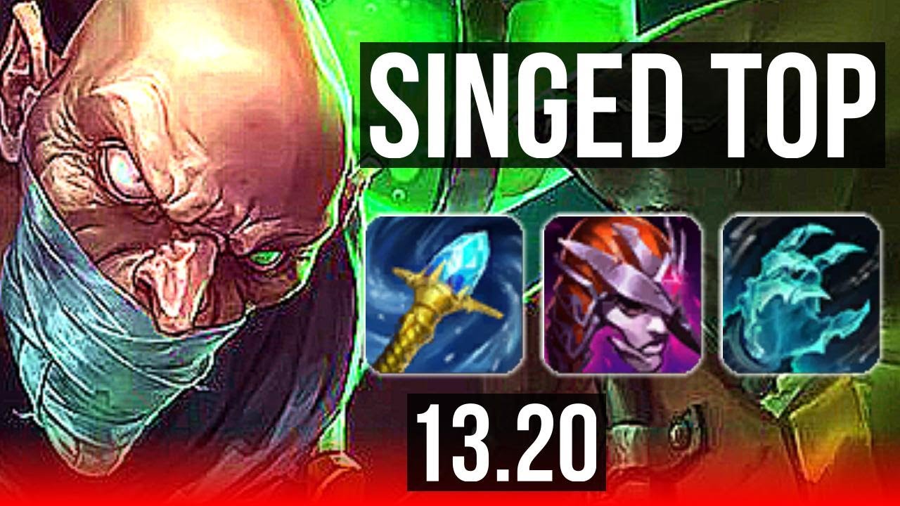 SINGED vs GWEN (TOP) | 6/1/11, 900+ games, 1.5M mastery, Rank 9 Singed | NA Challenger | 13.20