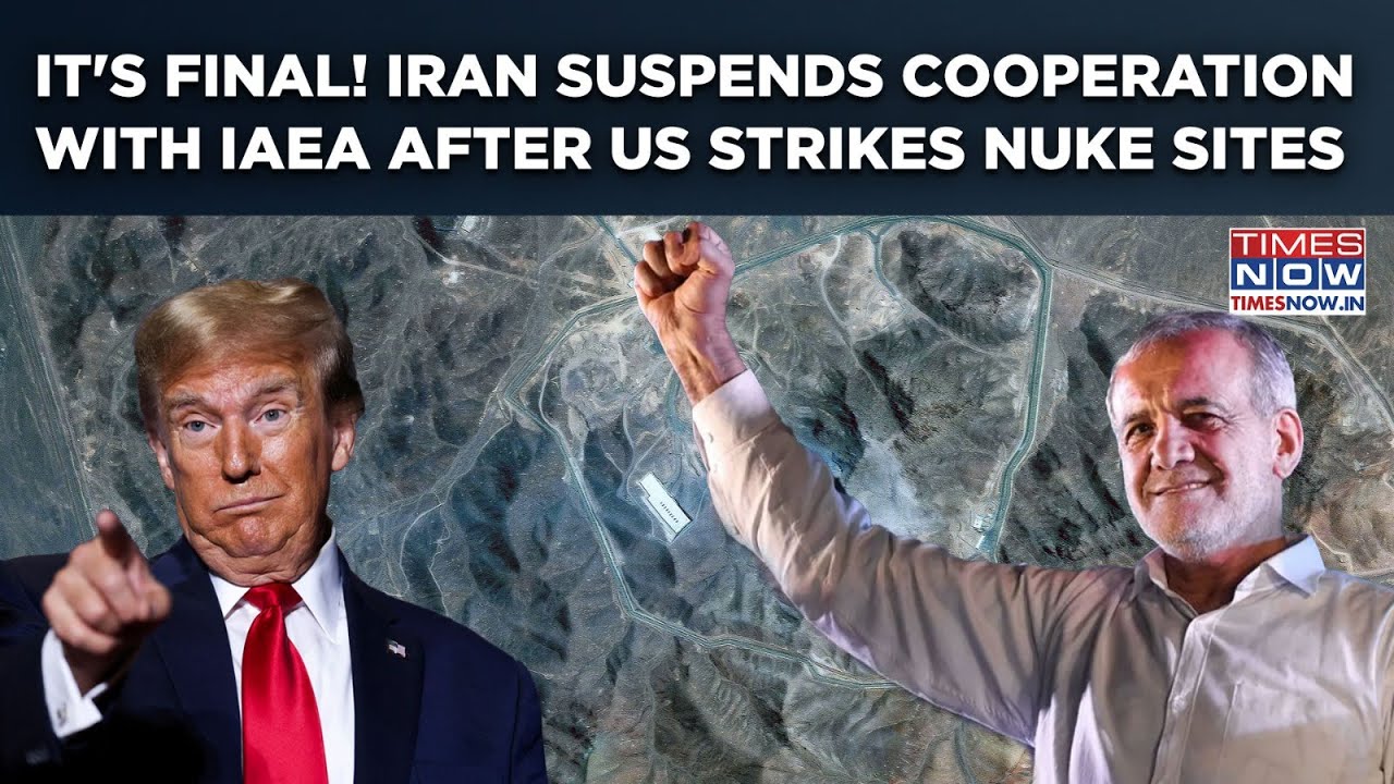 Iran Snubs IAEA: Pezeshkian Suspends Cooperation After US' Strikes 'Obliterated' Nuclear Facilities