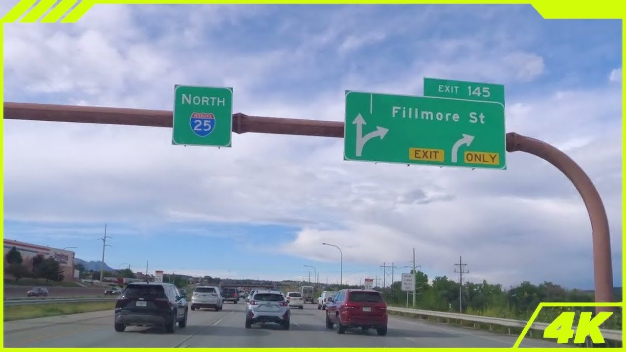 I-25 Drive Colorado Springs to Castle Rock – Overcast Afternoon Cybertruck POV (September 2025)