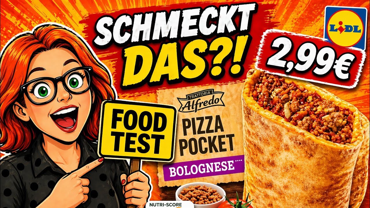 Lidl Pizza Pocket Bolognese im Test 🍕 2,99€ – lohnt sich das?