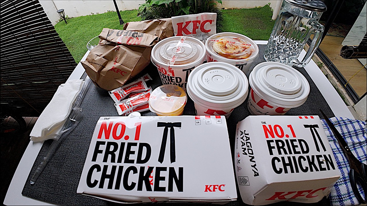 Ordering Unusual Online KFC Menu Items in Indonesia