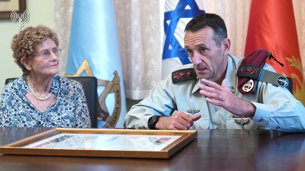 הרצי הלוי נפגש עם משפחתו של הרמטכ