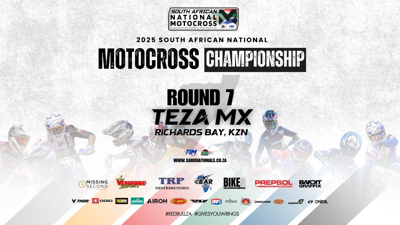 2025 SA Motocross Nationals &ndash; Round 7 MX High school & MX 2 Highlights | Teza MX Richards bay, KZN