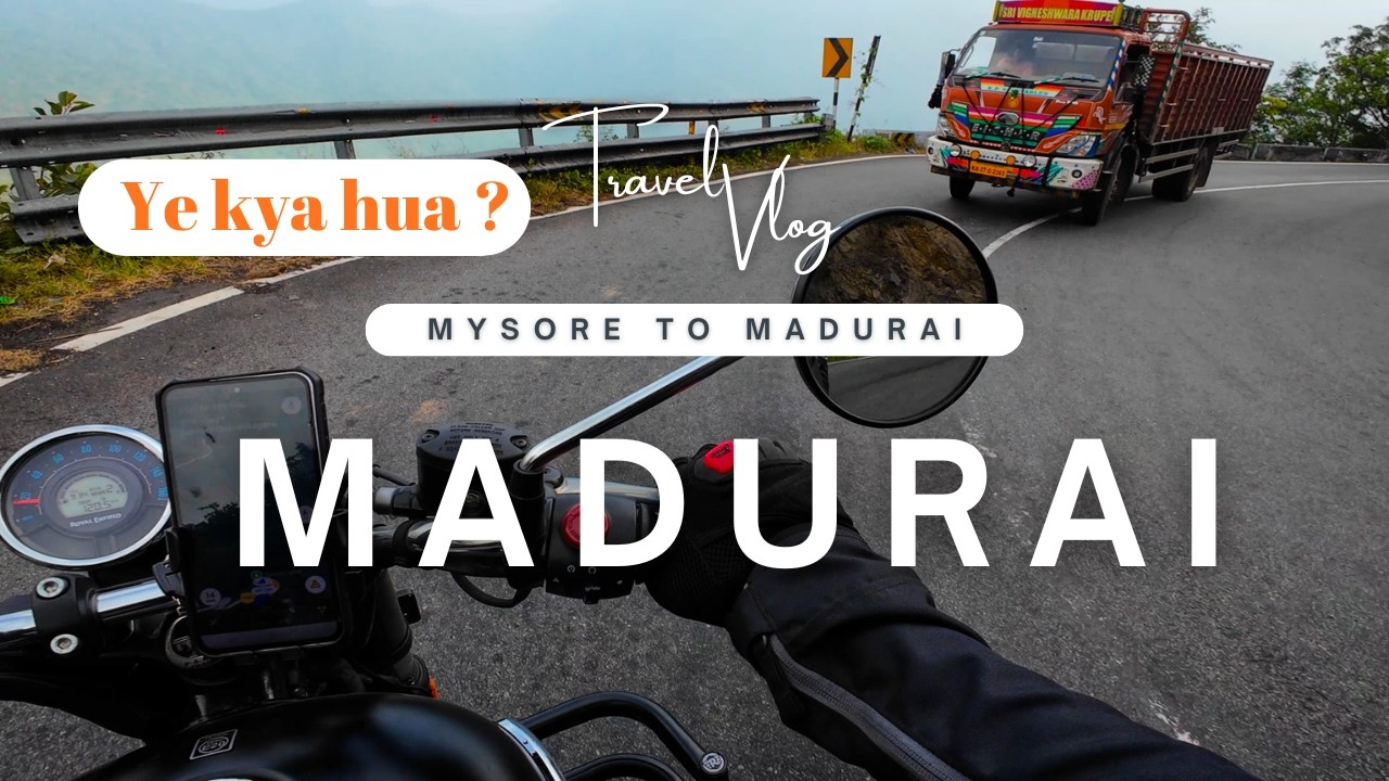 Mysore to Madurai Bike Ride | Meenakshi Temple Darshan | South India Ride EP-4