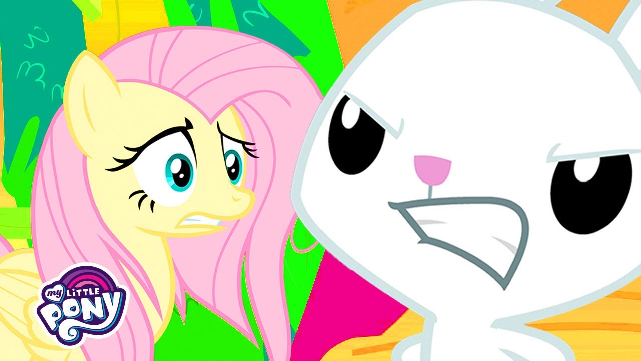 My Little Pony | Fluttershy's and Angel Bunny's Relationship (She Talks to Angel) | MLP: FiM