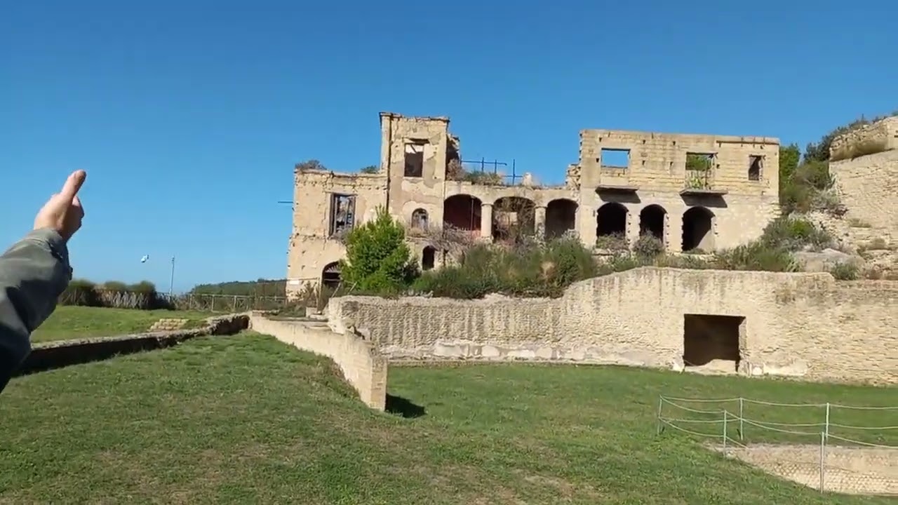 NAPLES, ITALY. Archaeological Environmental park of Pausilypon.