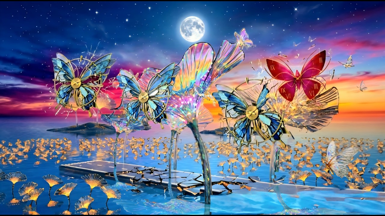 The Great Escape | Timeless Freedom of the Surreal Butterfly! #Butterfly clock