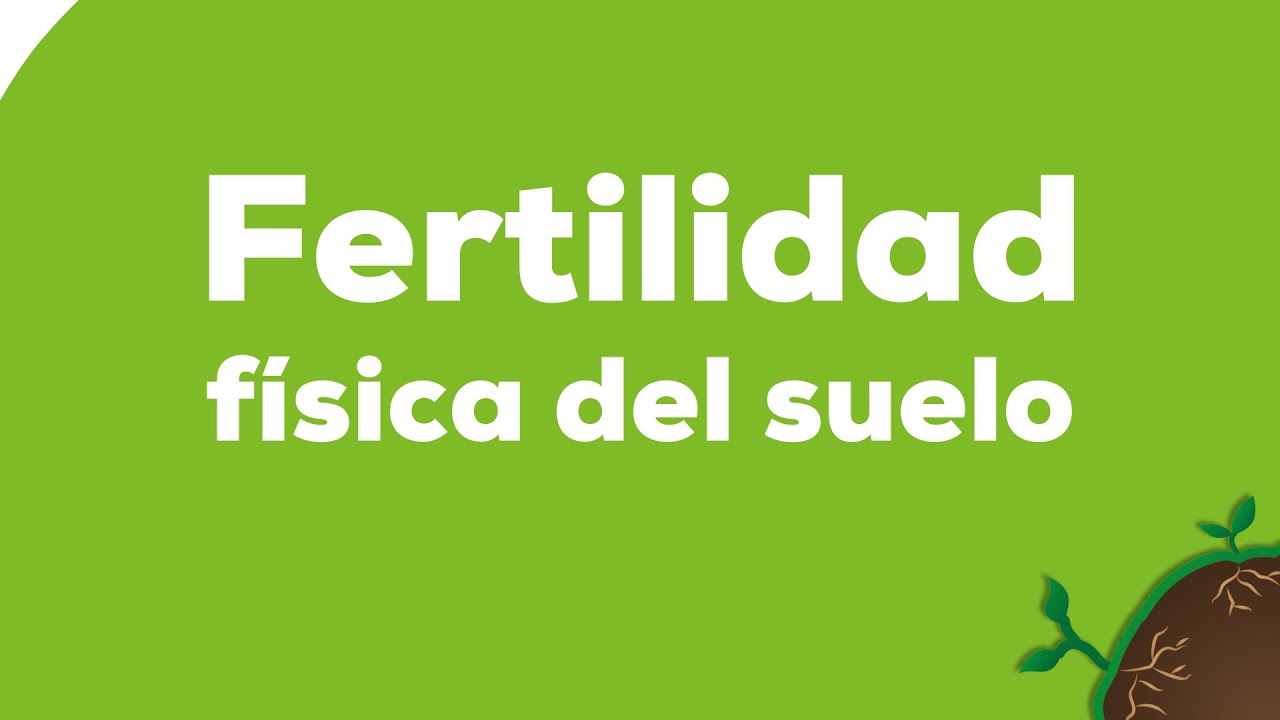 Fertilidad f&iacute;sica del suelo
