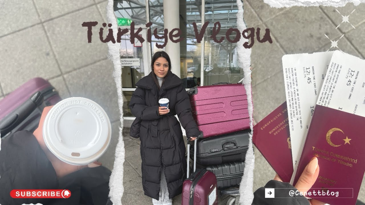 Fiktionsbescheinigung’la Türkiye Yolculuğu | Aileme Sürpriz Ziyaret!”|VLOG💗