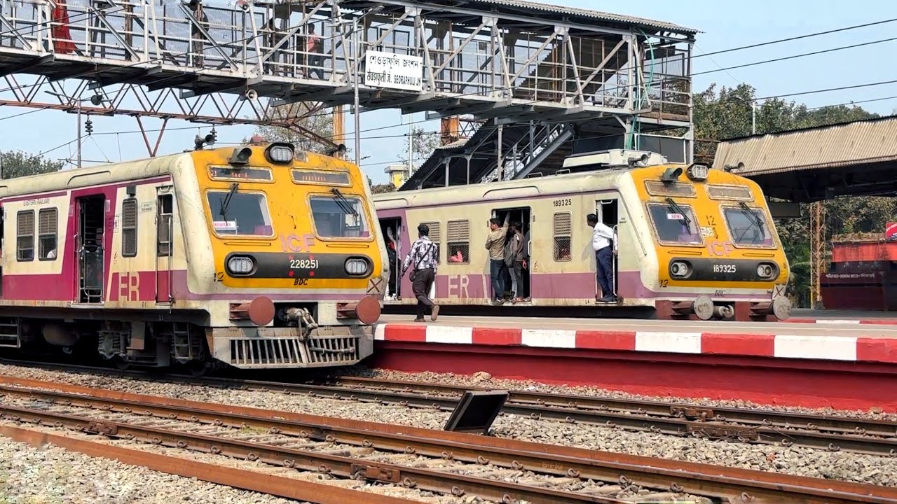 The EMU Local Trains! Spotting the Life Line of Indian people!