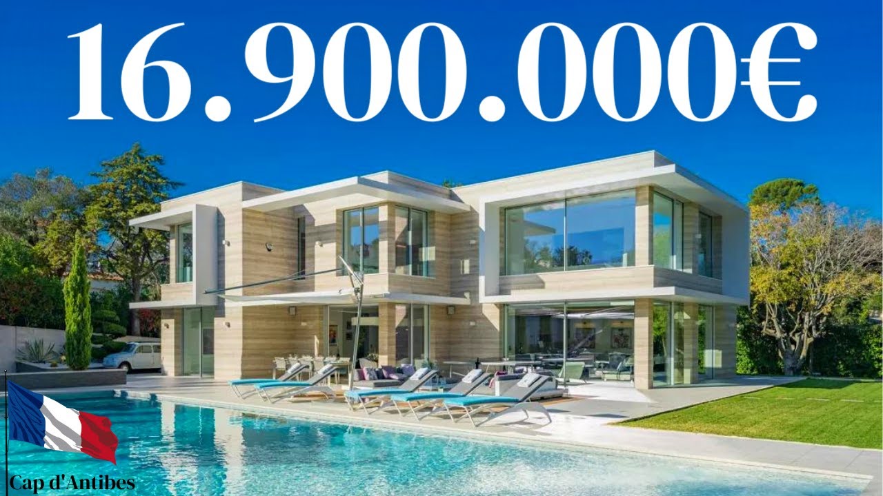 Что можно купить за 16 900 000 евро в Кап-д'Антиб, Франция! Путешествуйте вместе с нами!