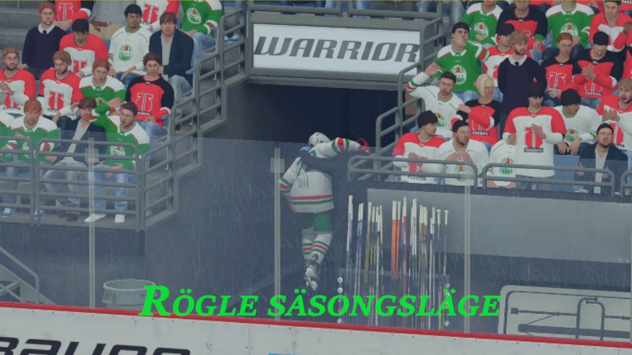 Vi får spela med en man mindre hela matchen, sämsta spelet ever: Rögle Säsongsläge