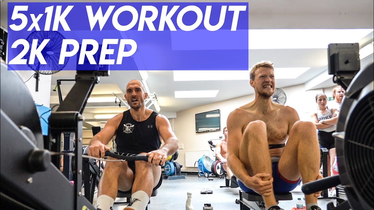SUB 6 MINUTE 2K PREP | 5X1K ROWING MACHINE WORKOUT