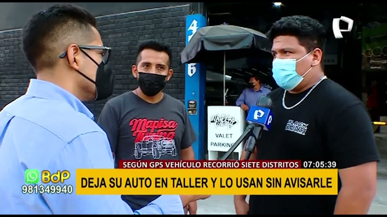 San Borja: dejó su auto en taller de pintura y se percata que lo usaron sin avisarle