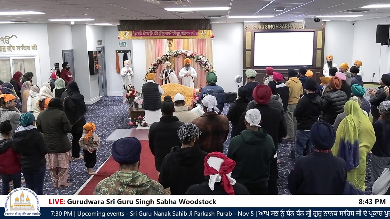 Dhan Dhan Guru Nanak Sahib Ji | November 5 2025 | Gurdwara Sri Guru Singh Sabha Woodstock
