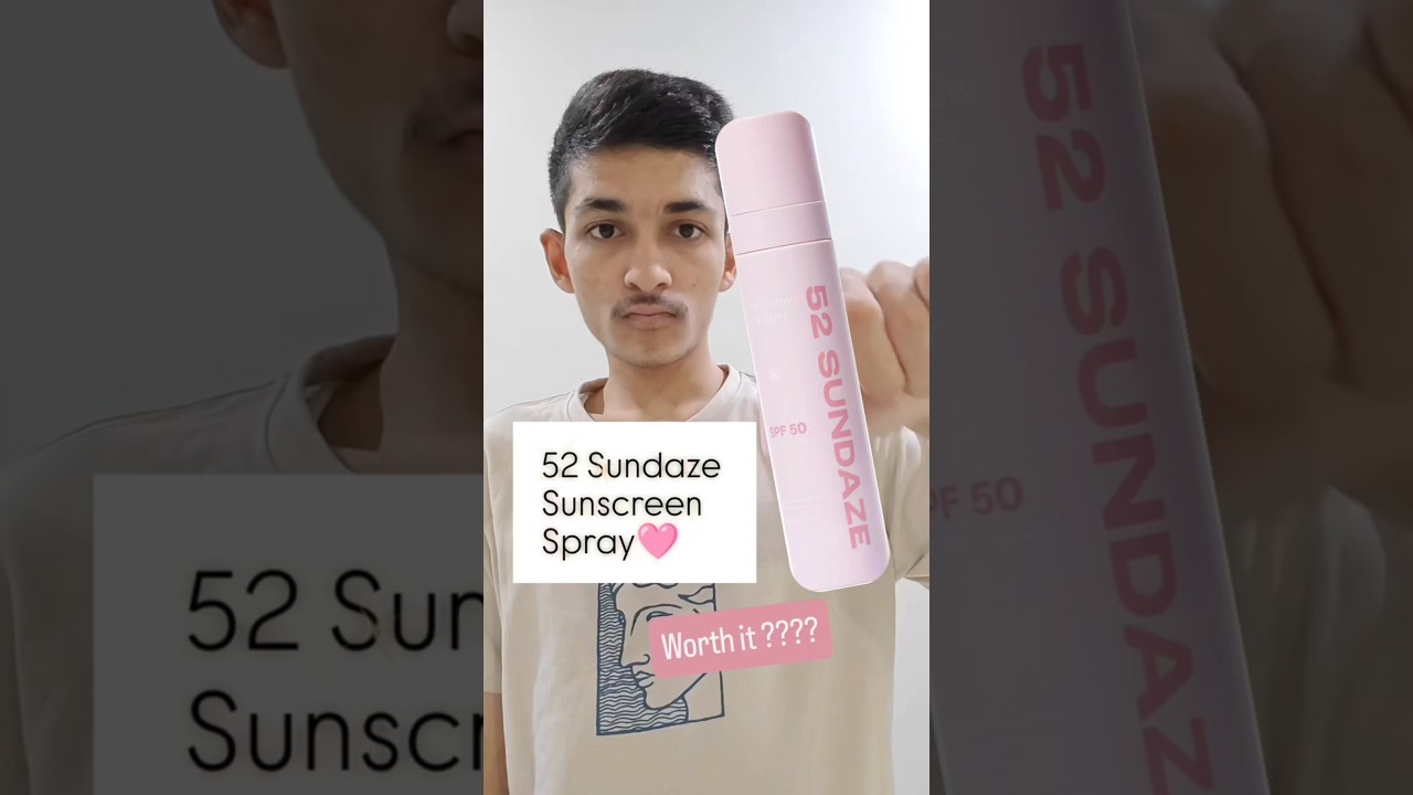 52 Sundaze Sunscreen Spray 🩷🩷🌞 | On-the-Go Sun Protection & Easy Mist Application #sunscreenspray